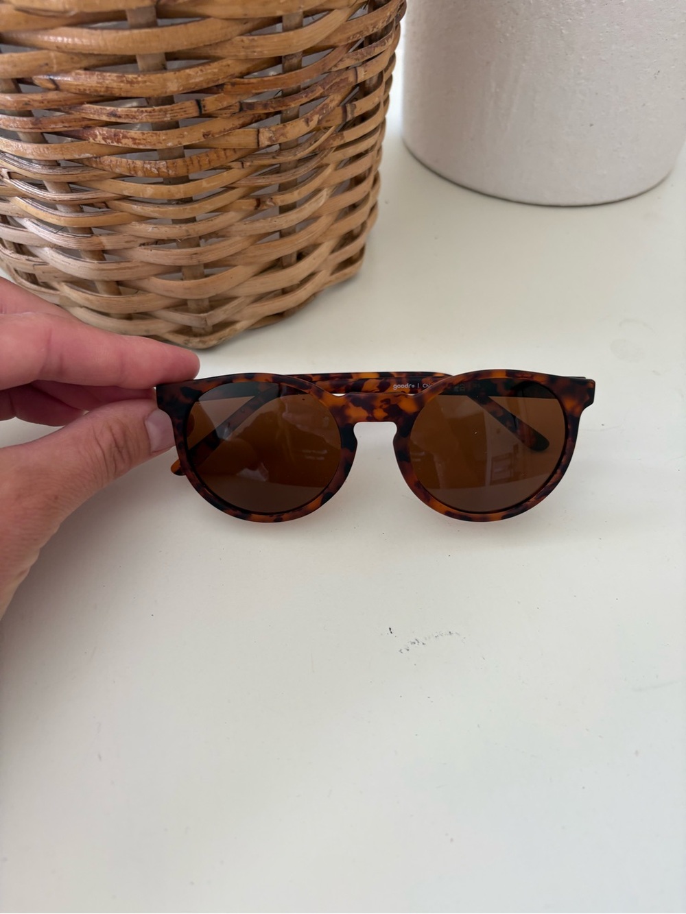 Tortoiseshell Round Women's Sunglasses - Brown Lenses GOODR